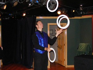 LOU-johnson-plates-300x225 Lou Johnson - Magician, Juggler & Stiltwalker Extraordinaire