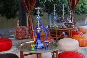 9-new-Hookah-Lounge-with-Poufs-and-Brass-Tables-300x203 Morocco - The Best of Old and New World