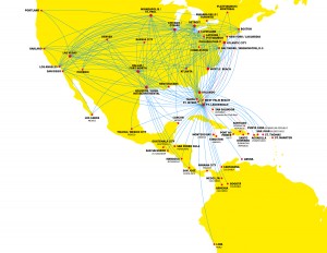 spiritairlinesroute_map-300x232 Spirit Airlines: The Country’s Ultra Low Cost Carrier