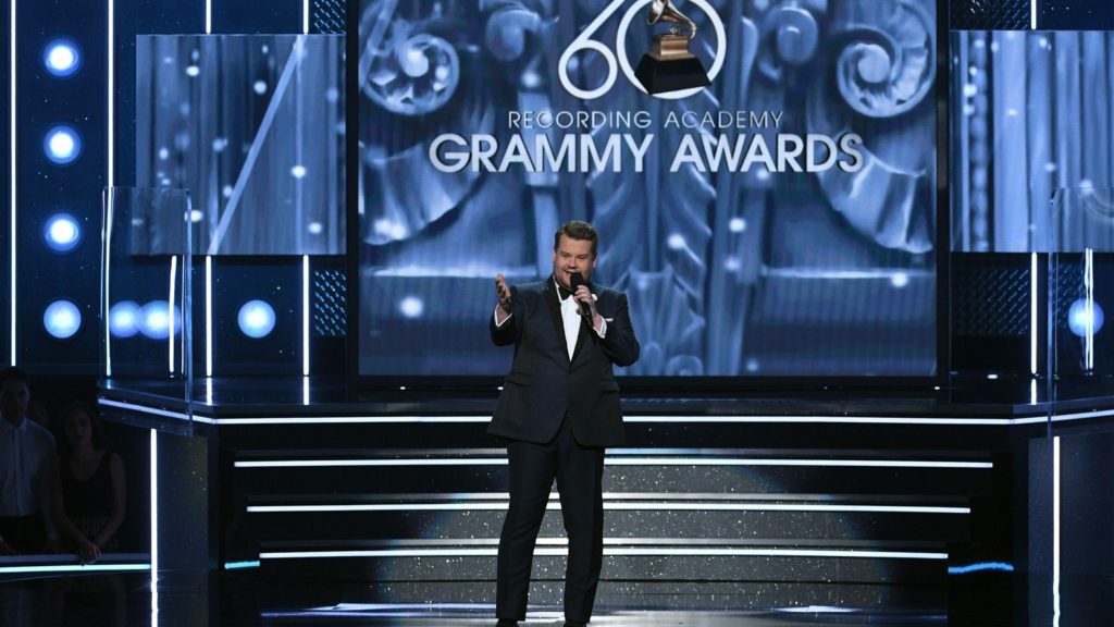james-corden-at-the-grammy-awards-1024x576 James Corden - The Multi Talented Entertainer